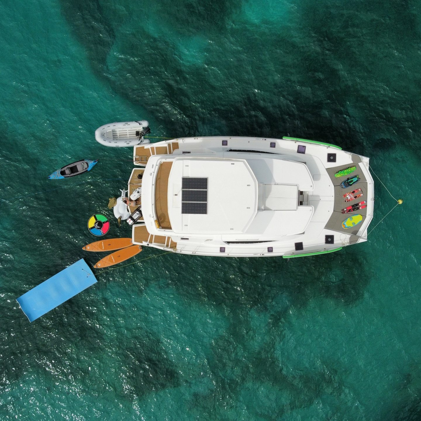 Watertoys yacht charter